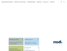 Tablet Screenshot of modl.de